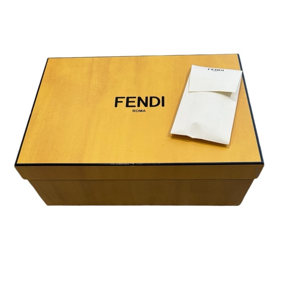 FENDI Monogram Logo Sneakers Low Top 39.5 (9- 9.5) - Picture 12 of 12